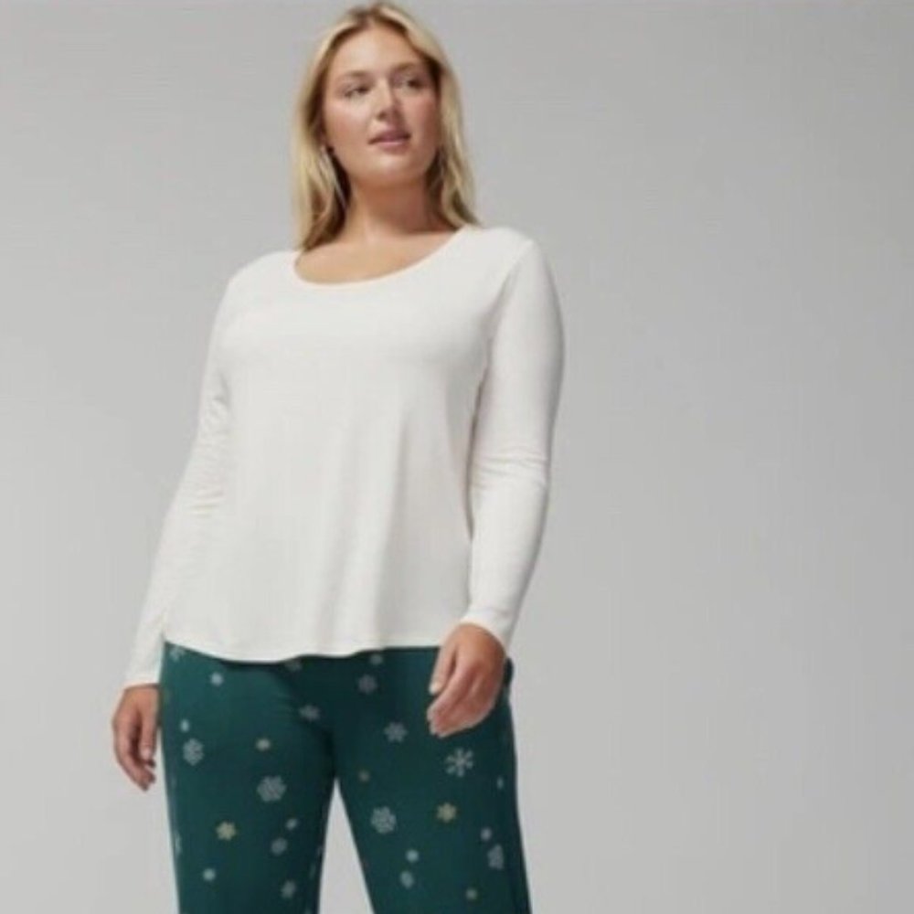 NWT Soma COOL NIGHTS Long Sleeve Pj Set - Picture 3 of 7